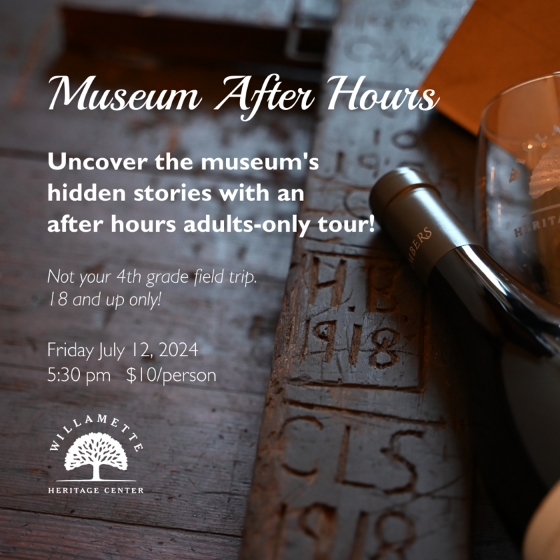 Museum After Hours, Uncover the museum's hidden stories with an after hours adults-only tour!